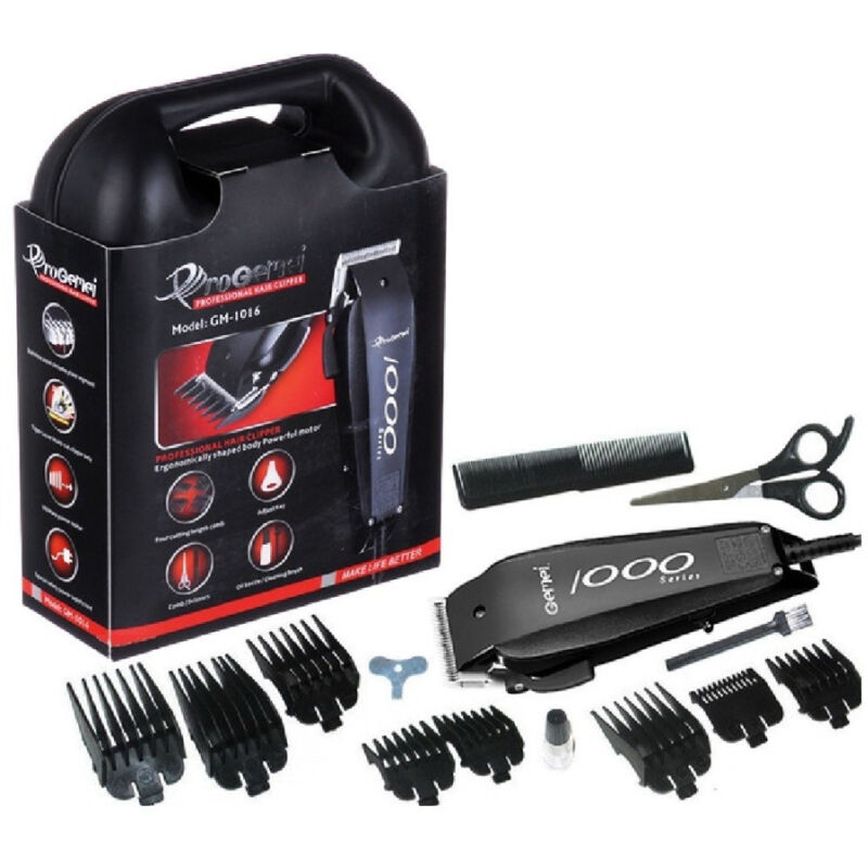 foto del prodotto trade shop traesio maxtech tagliacapelli professionale uomo cura dei capelli barba pettini con filo gm 1016 