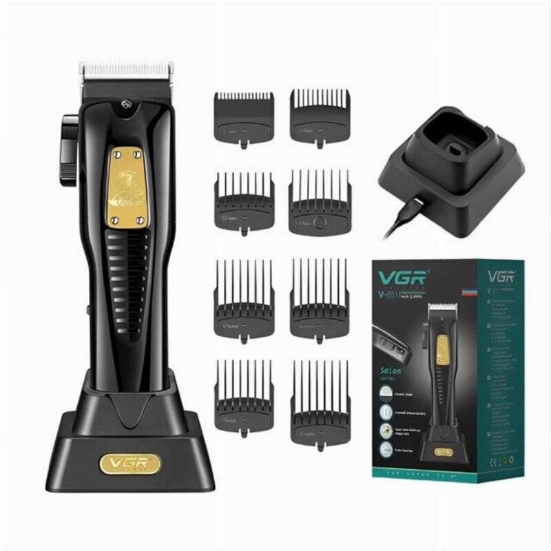 foto del prodotto trade shop traesio maxtech tagliacapelli uomo a zero professionale regolabarba ricaricabile batteria vgr651 