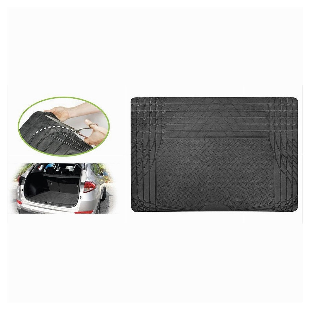 foto del prodotto trade shop traesio maxtech tappetino universale per baule cofano bagagliaio auto ritagliabile pvc mats 12 