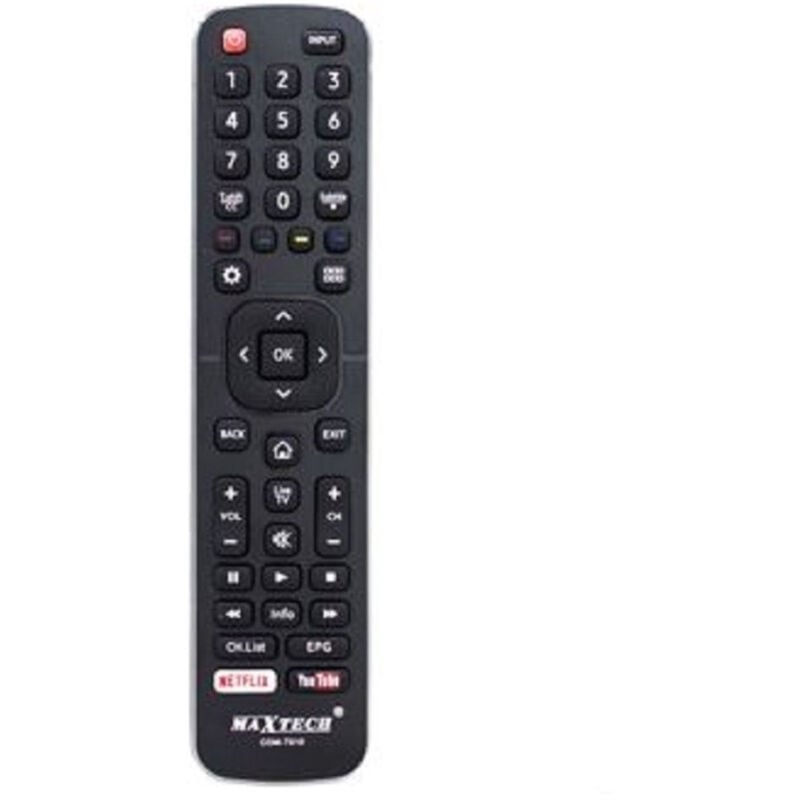 foto del prodotto trade shop traesio maxtech telecomando hisense ricambi senza programmazione lcd led serietv youtube comt010 