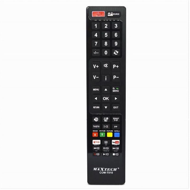 foto del prodotto trade shop traesio maxtech telecomando universale sostitutivo compatibile con tv akai pronto uso com t018 