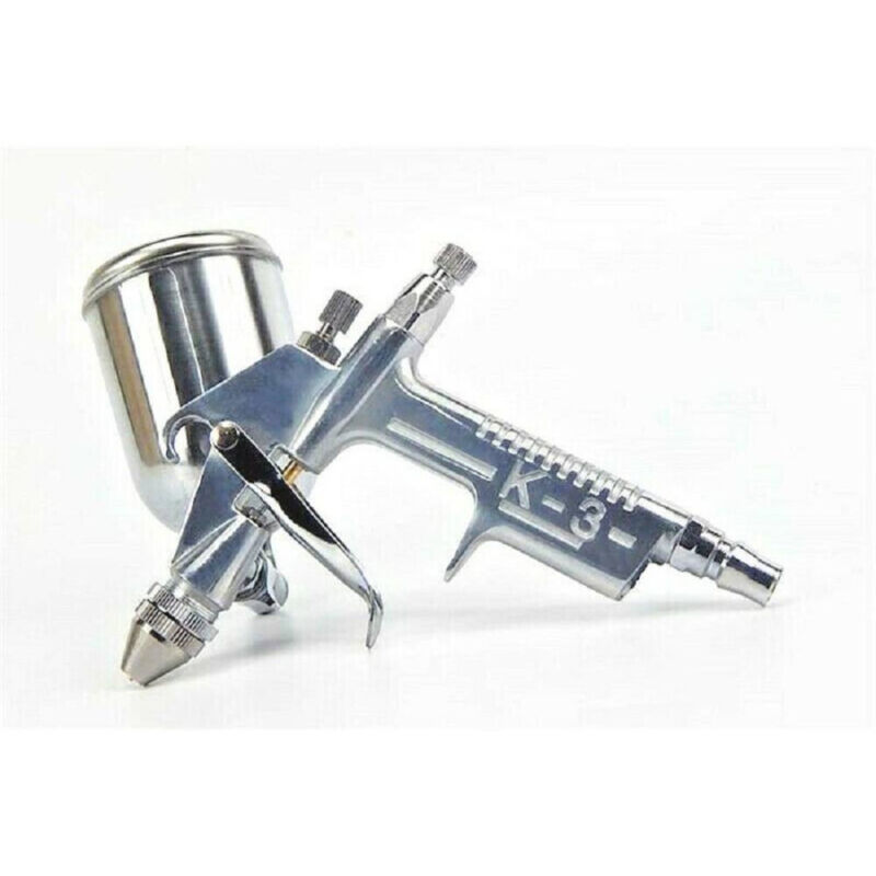foto del prodotto trade shop traesio mini aerografo bassa pressione da 100 ml serbatoio a caduta mod. k3 