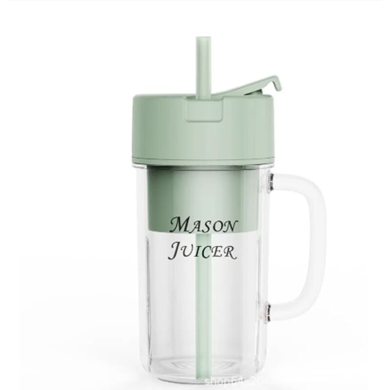 foto del prodotto trade shop traesio mini blender frullatore portatile ricaricabile con cannuccia per viaggi, ufficio 