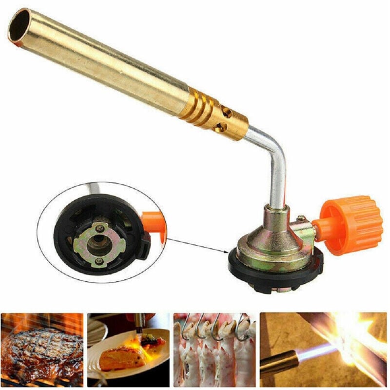 foto del prodotto trade shop traesio mini cannello saldatore a gas minisaldatore torcia fiamma ossidrica accensione 