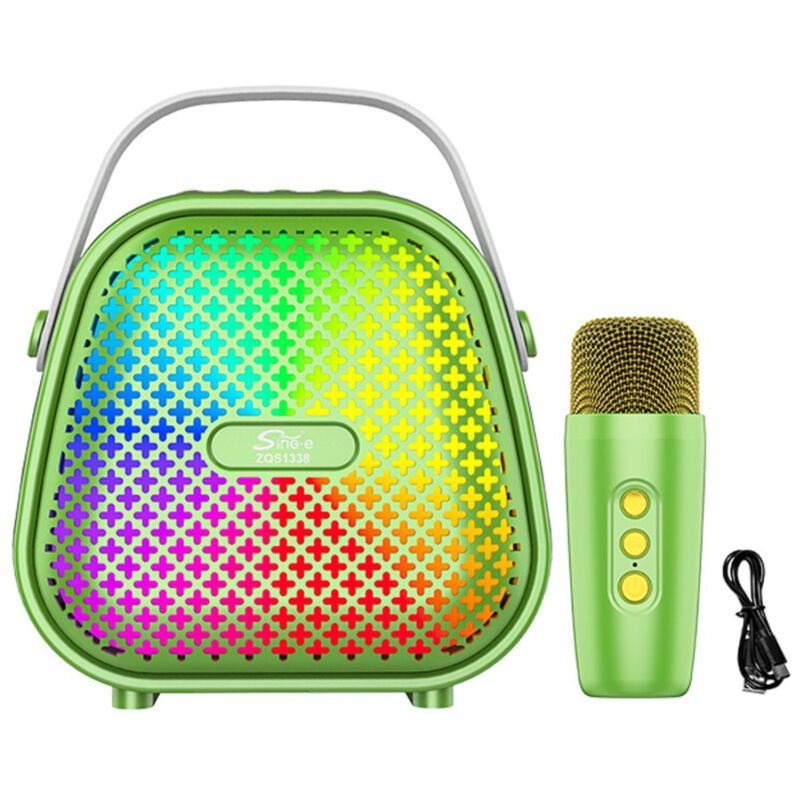 foto del prodotto trade shop traesio mini cassa speacker bluetooth con microfono senza fili a batteria ricaricabile 