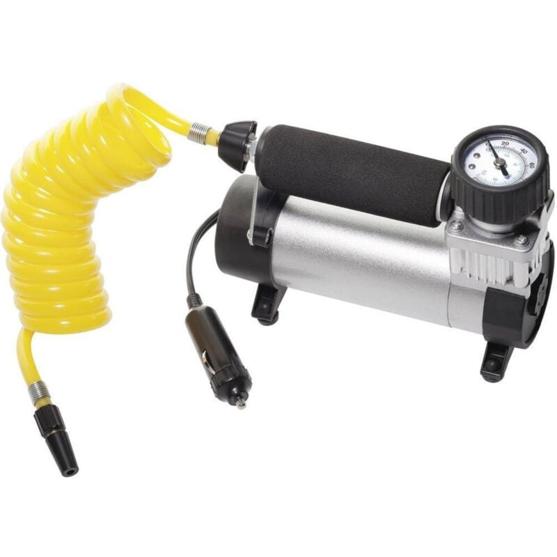foto del prodotto trade shop traesio mini compressore ad aria portatile per auto moto bici 12v metallo 