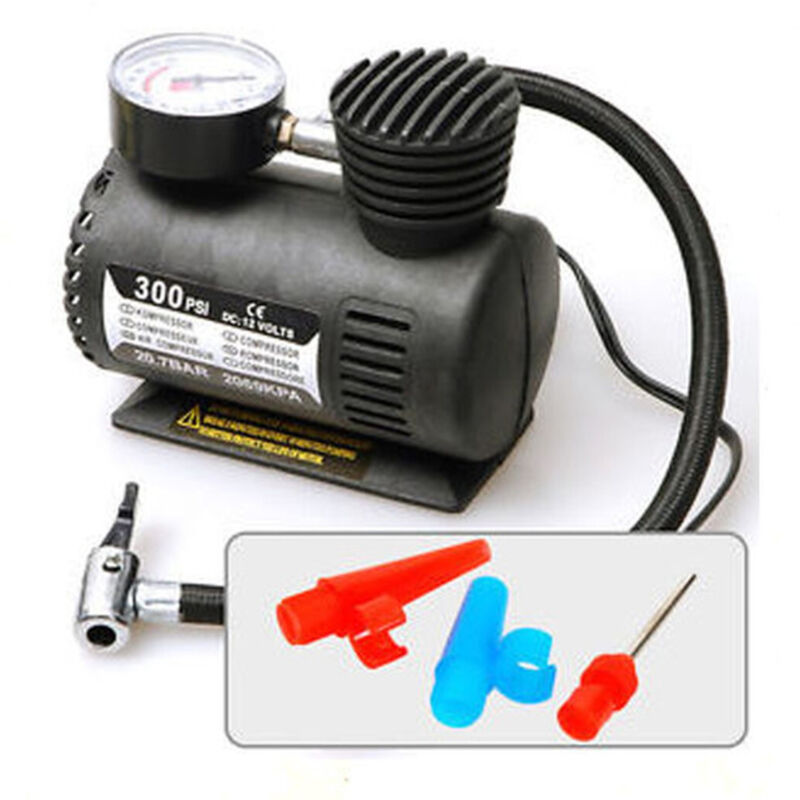 foto del prodotto trade shop traesio mini compressore portatile canotti auto salvagenti 12v per auto bici moto 