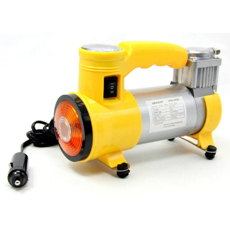 foto del prodotto trade shop traesio mini compressore portatile presa 12v da auto moto barca minicompressore 12 volt 