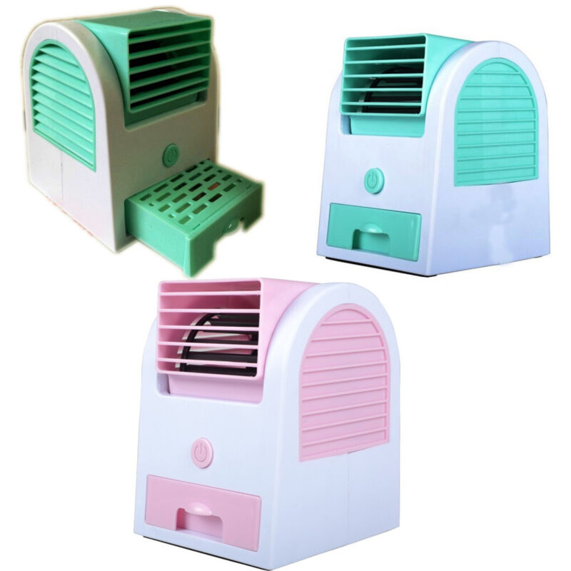 foto del prodotto trade shop traesio mini condizionatore climatizzatore ventilatore usb batterie ghiaccio aria fredda 