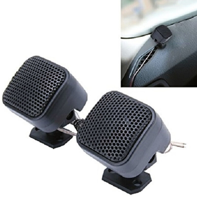 foto del prodotto trade shop traesio mini coppia casse tweeter neodimio 500w 12v 5 20khz altoparlanti auto diffusori 