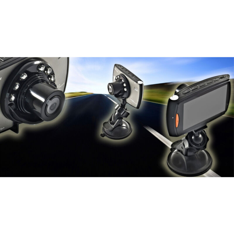 foto del prodotto trade shop traesio mini dvr telecamera videoregistratore auto hd monitor lcd 2.7 video 6 led webcam 