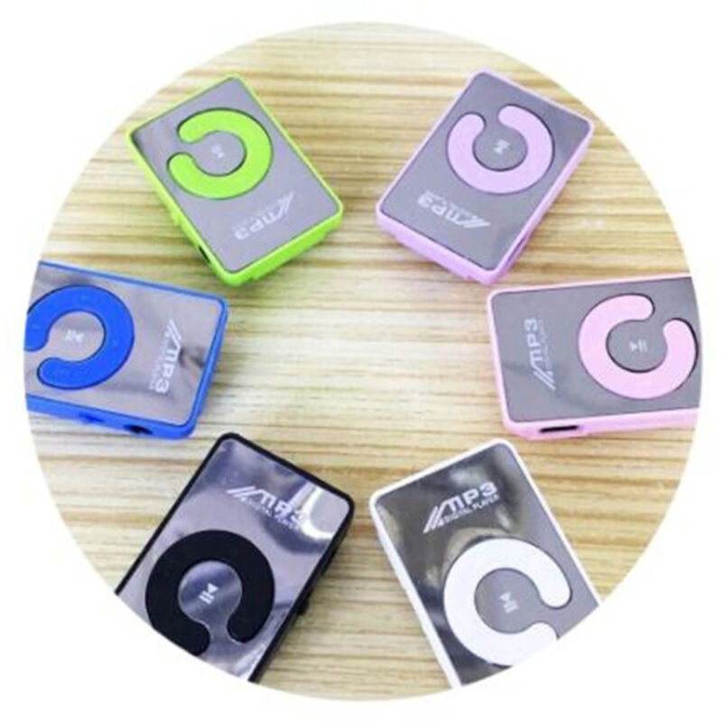 foto del prodotto trade shop traesio mini lettore mp3 nano style con clip cuffie micro sd tf usb ricaricabile 