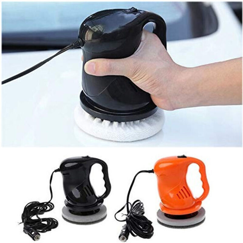 foto del prodotto trade shop traesio - mini macchina lucidatrice cera auto 12v 40w igi carrozzeria riparazione vernice -