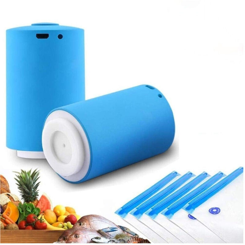 foto del prodotto trade shop traesio mini macchina sigillatrice per sottovuoto chiudi buste alimenti cibi sacchetti 