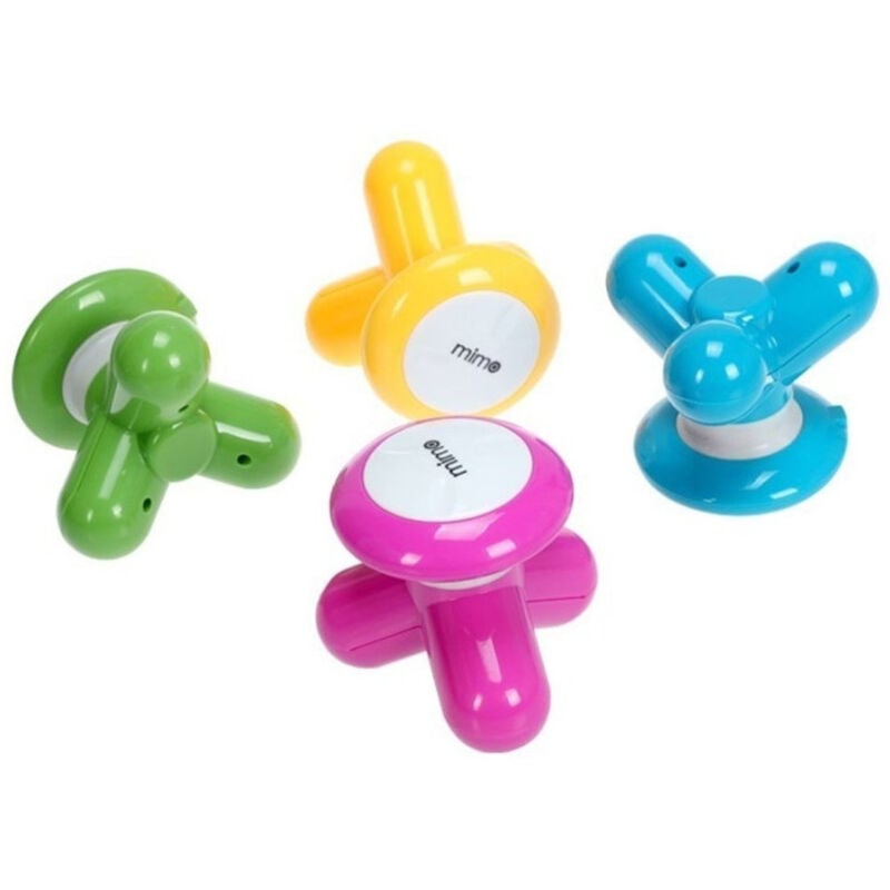 foto del prodotto trade shop traesio mini massaggiatore cervicale rilassante stimolatore vibrazione a batterie usb 
