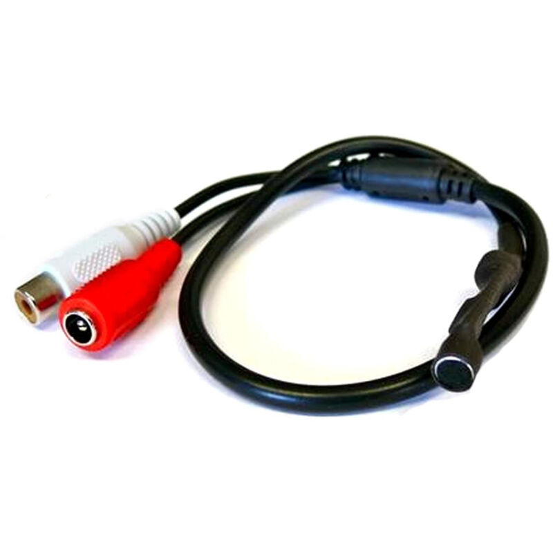foto del prodotto trade shop traesio mini microfono esterno modulo per telecamere monitor dvr audio spia ambiente 