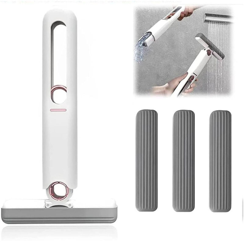 foto del prodotto trade shop traesio mini mop mocio in spugna portatile spazzola super assorbente per cucina vetri 