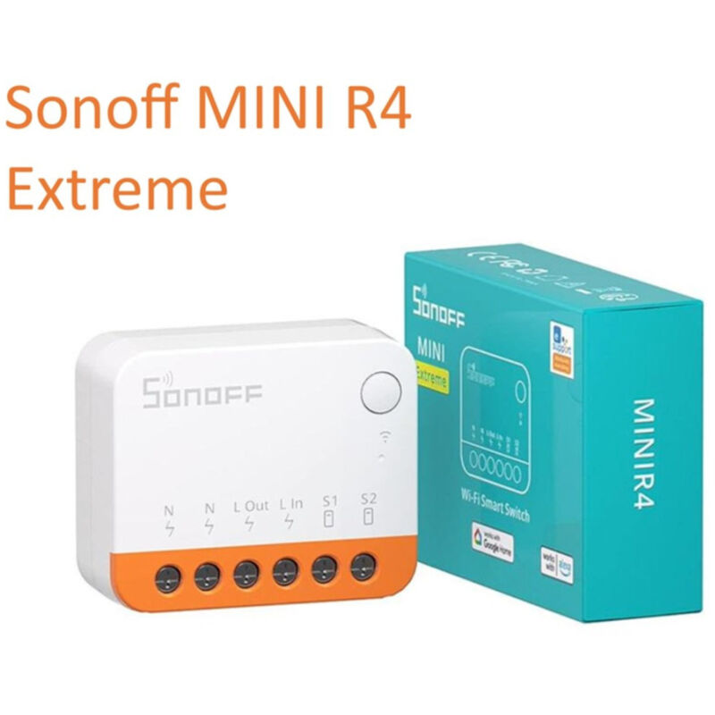 foto del prodotto trade shop traesio mini r4 extreme wifi smart compatibile controllo app alexa google home sonoff 