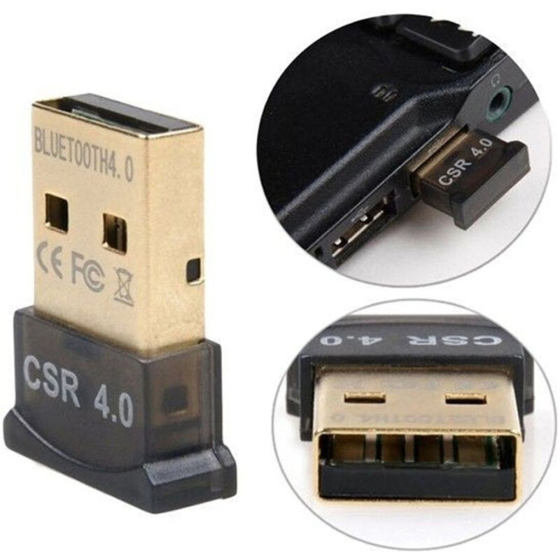 foto del prodotto trade shop traesio mini ricevitore universale bluetooth csr v4.0 adattatore dongle usb bl v40 pc 