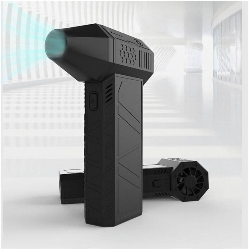 foto del prodotto trade shop traesio mini ventilatore portatile a batterie ricaricabile potente super getto di aria 