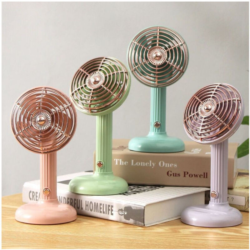 foto del prodotto trade shop traesio mini ventilatore ricaricabile usb portatile pieghevole per casa ufficio estate 