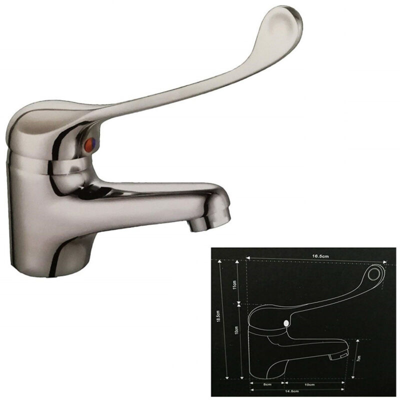 foto del prodotto trade shop traesio miscelatore bagno bidet 58949 lavello lavabo lavandino monocomando rubinetteria 