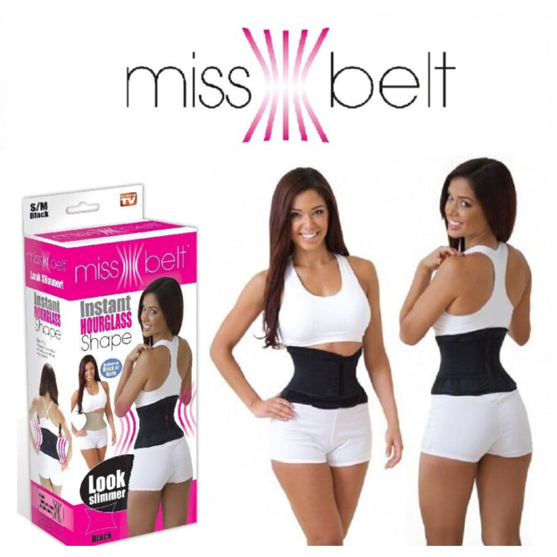 foto del prodotto trade shop traesio miss belt cintura regolabile dimagrante corsetto body shaper girovita trimmer l