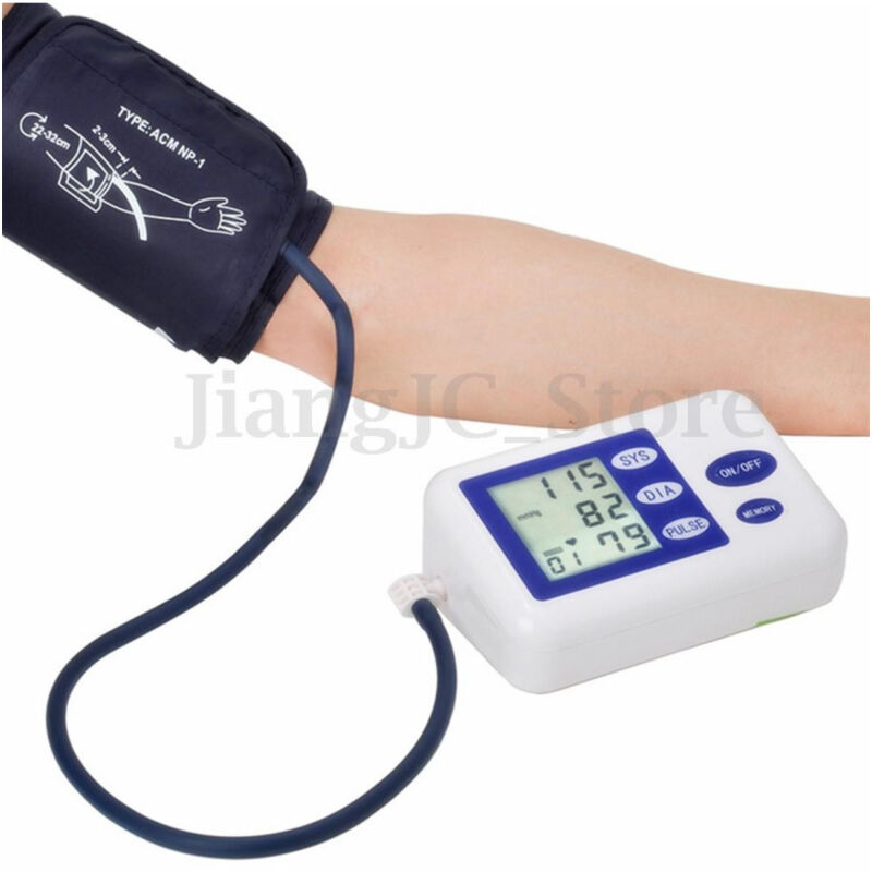 foto del prodotto trade shop traesio misuratore pressione automatico digitale sfigmomanometro battito cardiaco 