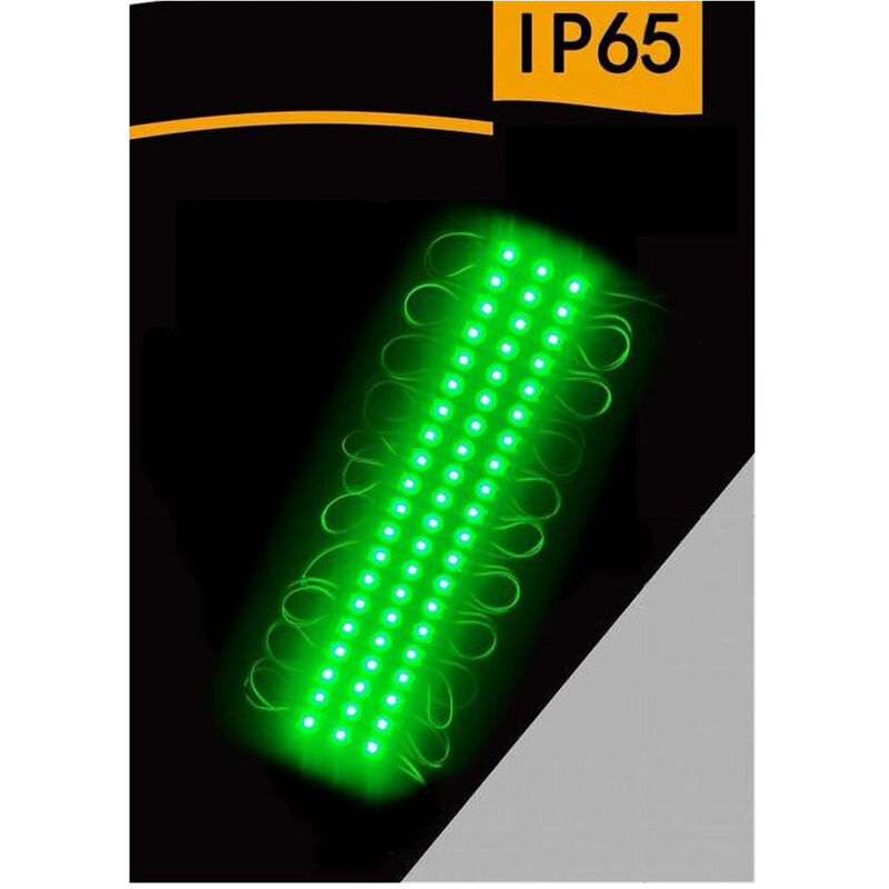 foto del prodotto trade shop traesio modulo led 12v 20 strisce 2835 insegne tabelle vari toni luce ip65 abt 2835 6114 verde 