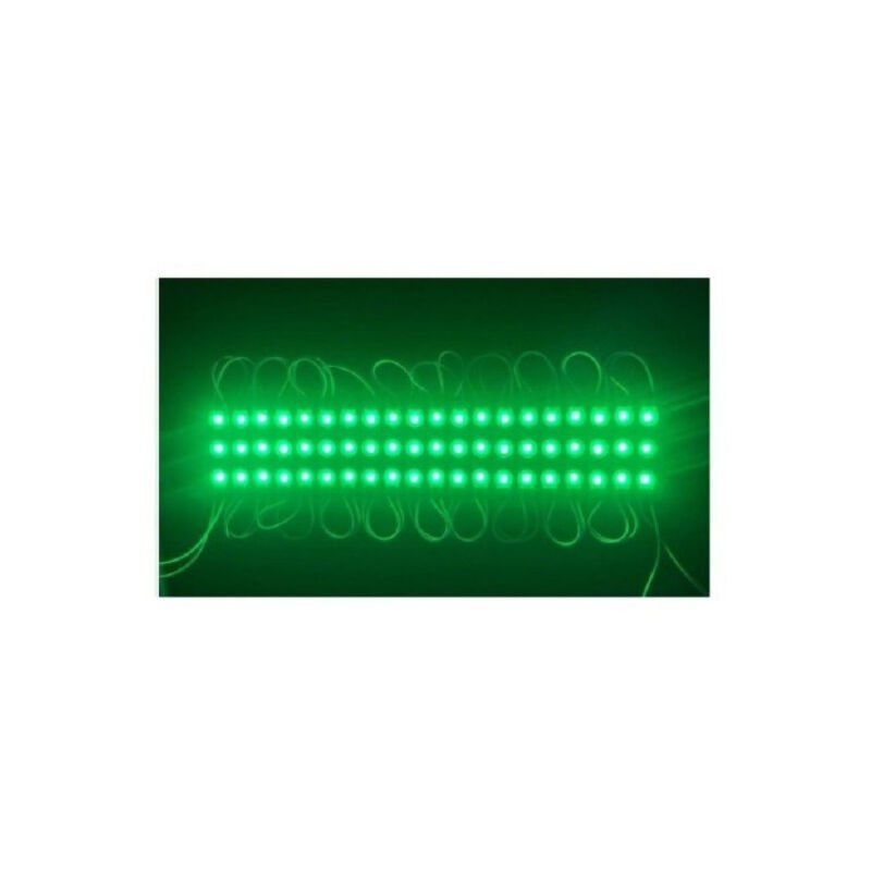 foto del prodotto trade shop traesio modulo led 12v 2835 20 strisce 3 led insegne tabelle vari colori luce 2835 12v 3 verde 