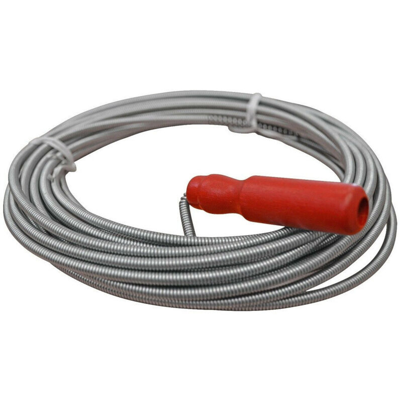 foto del prodotto trade shop traesio molla cavo stura lavandino fogne scarico lavabo sturafogne manuale 7,5 mt 