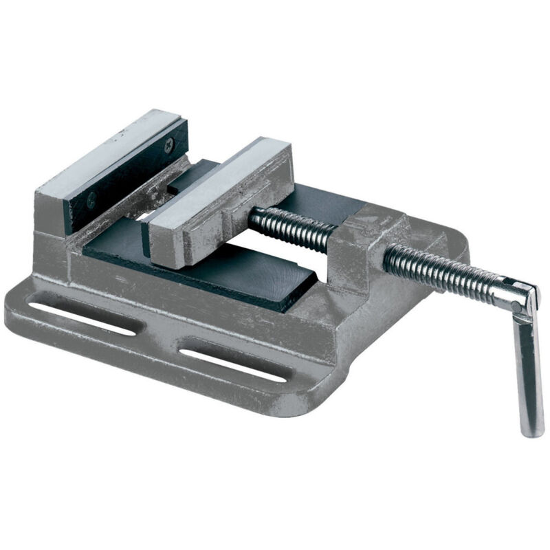 foto del prodotto trade shop traesio - morsa 75 mm a ganasce per trapano a colonna morsa per trapano colonna 75 mm -