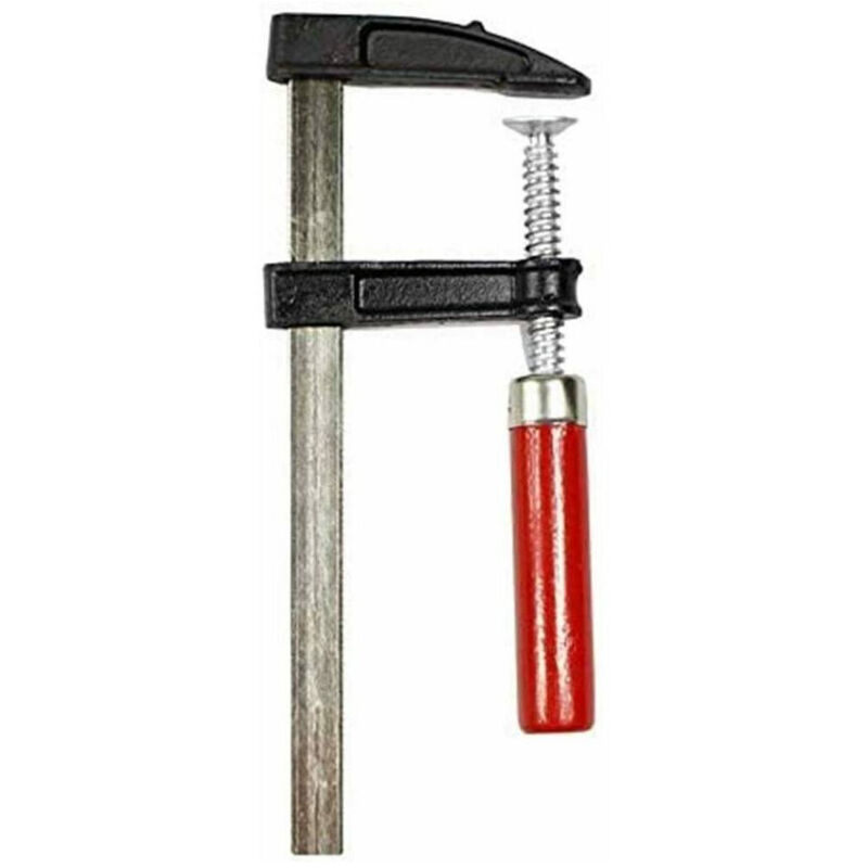 foto del prodotto trade shop traesio morsetto a vite da falagname per bricolage morsa morsetta di serraggio 80x300mm 