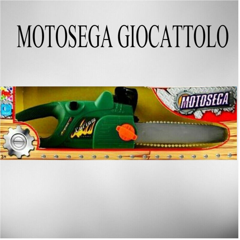 foto del prodotto trade shop traesio motosega giocattolo per bambini sega elettrica con suoni realistici 