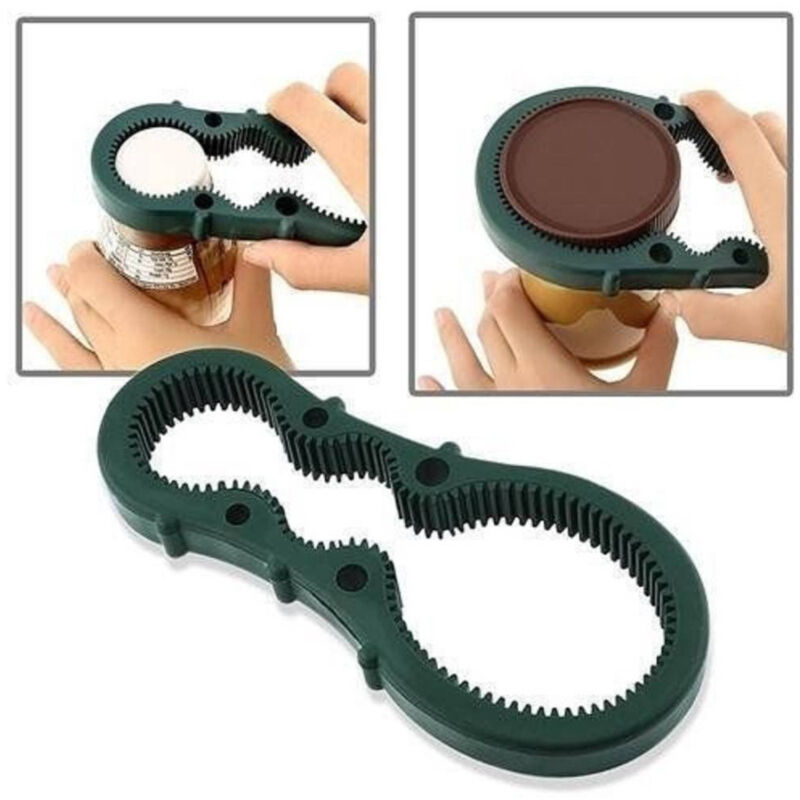 foto del prodotto trade shop traesio multi opener grip apri bottiglia barattolo universale per tutti i tappi 