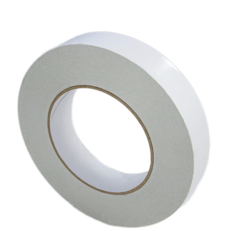 foto del prodotto trade shop traesio nastro biadesivo 3 pezzi bianco 2.5x25m doppio nastro guarnizione porte finestre 