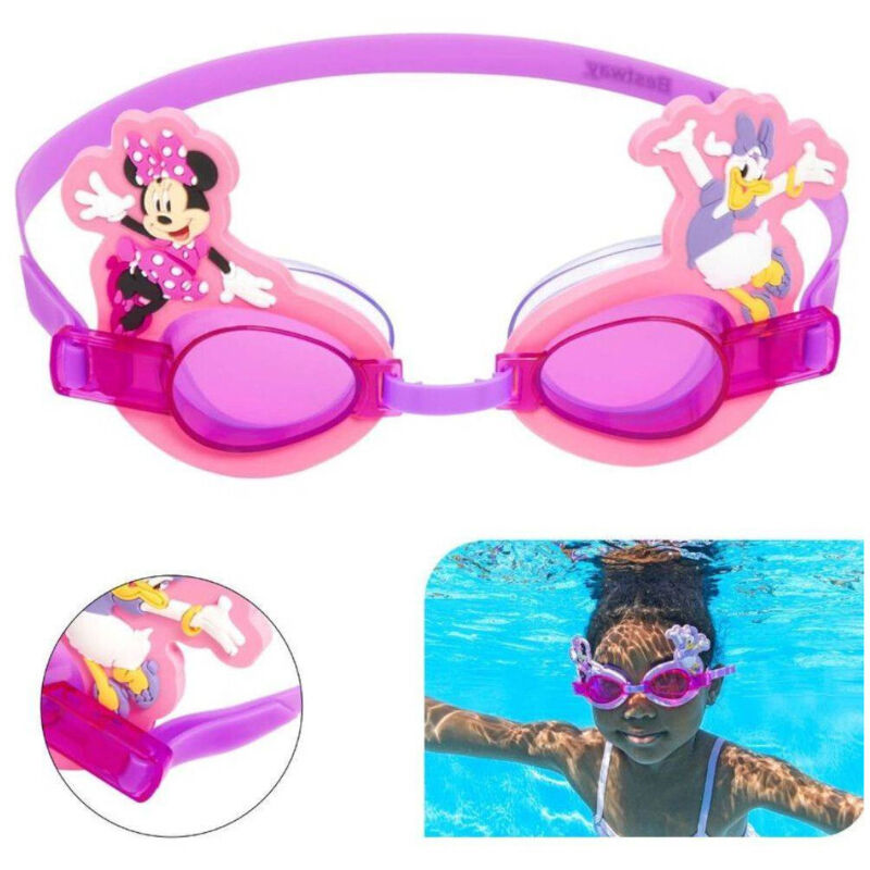foto del prodotto trade shop traesio occhialini disney minnie e paperina per bambini nuoto piscina mare estate 3 