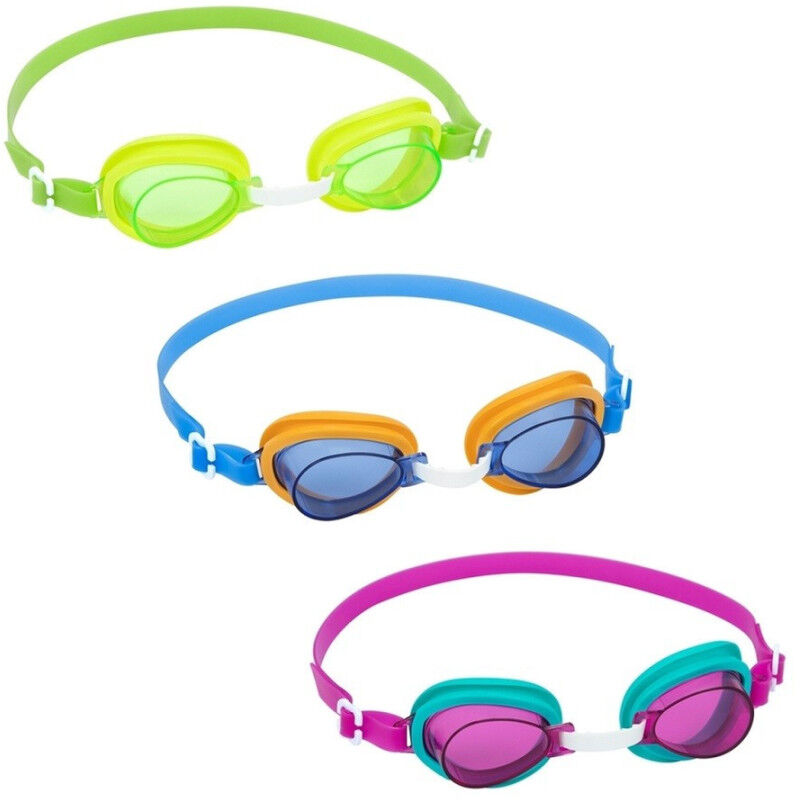 foto del prodotto trade shop traesio occhialini lightning swimmer 3 6 anni 3 colori silicone con protezione uv 21074 