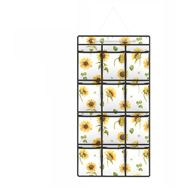 foto del prodotto trade shop traesio organizer a sospensione da parete 12 scomparti tasche porta oggetti 40x90 cm 
