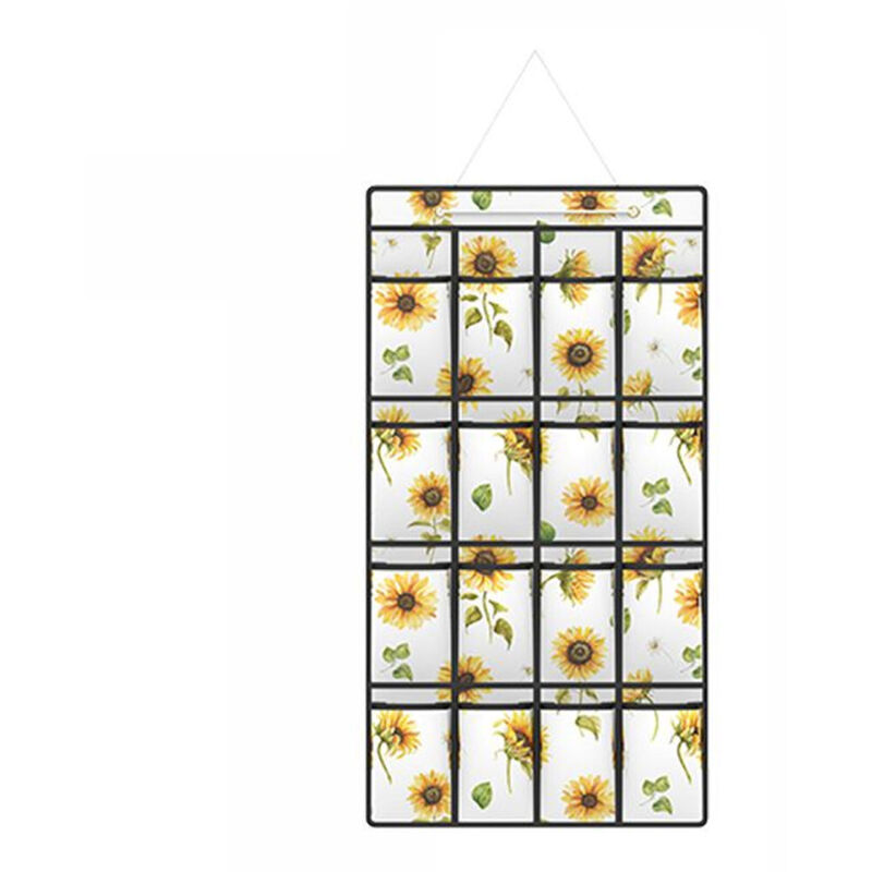 foto del prodotto trade shop traesio organizer a sospensione da parete 16 scomparti tasche porta oggetti 45x88 cm 
