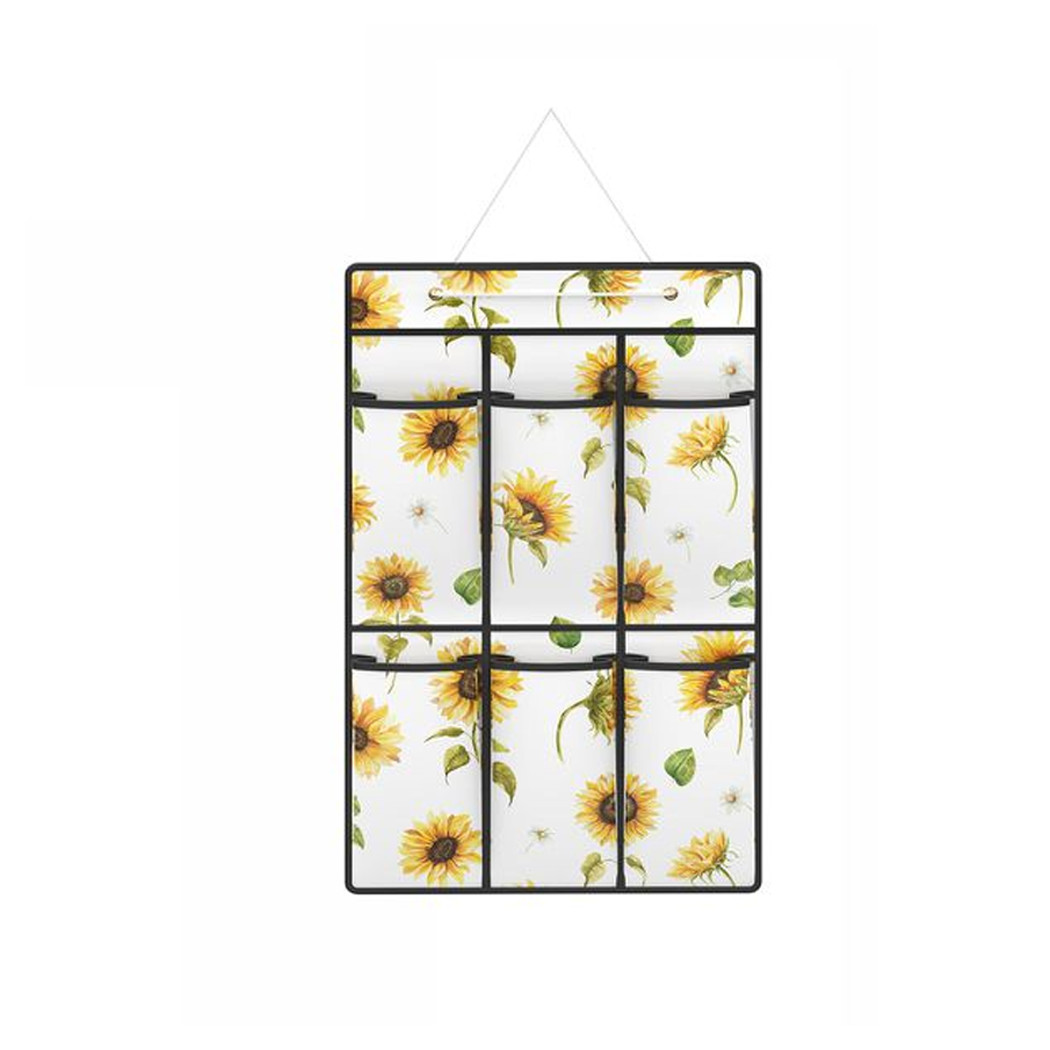foto del prodotto trade shop traesio organizer a sospensione da parete 6 scomparti tasche porta oggetti 36x59 cm 
