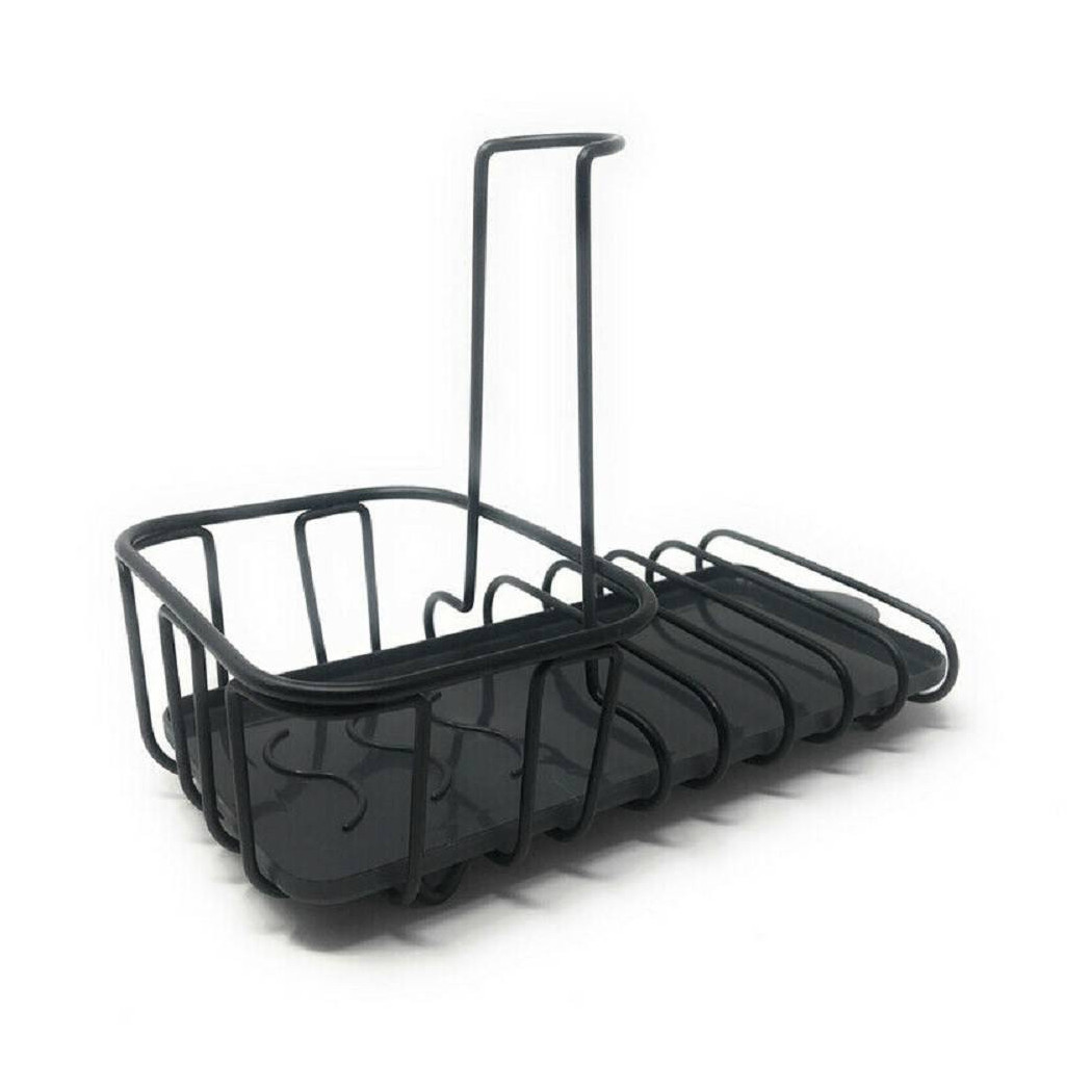 foto del prodotto trade shop traesio organizer accessori da lavello cucina porta spugnetta spugne con sgocciolatoio 
