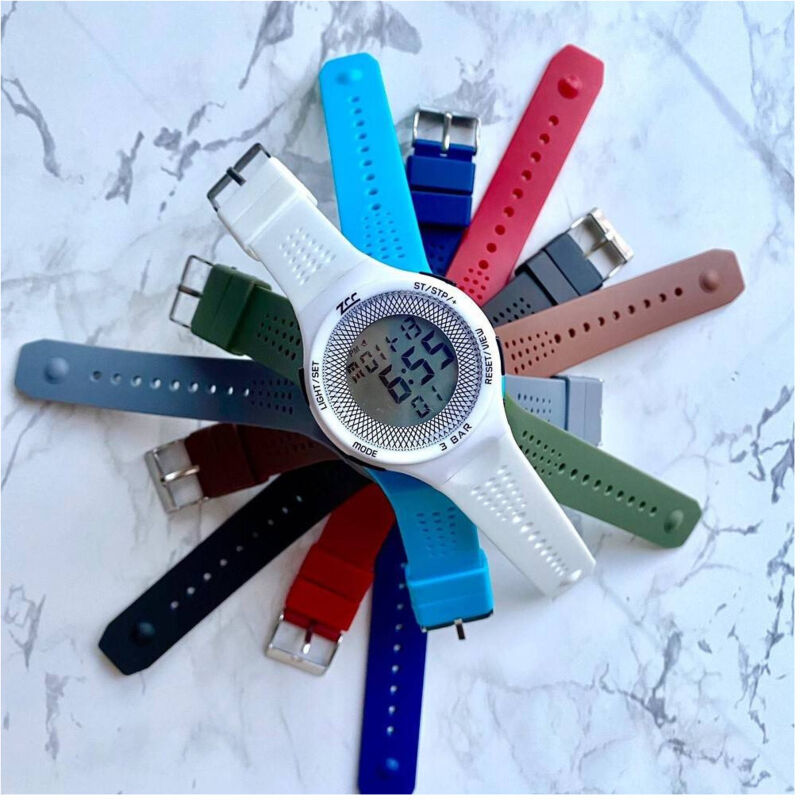 foto del prodotto trade shop traesio orologio da polso zcc sportivo unisex digitale data allarme sveglia subacqueo 