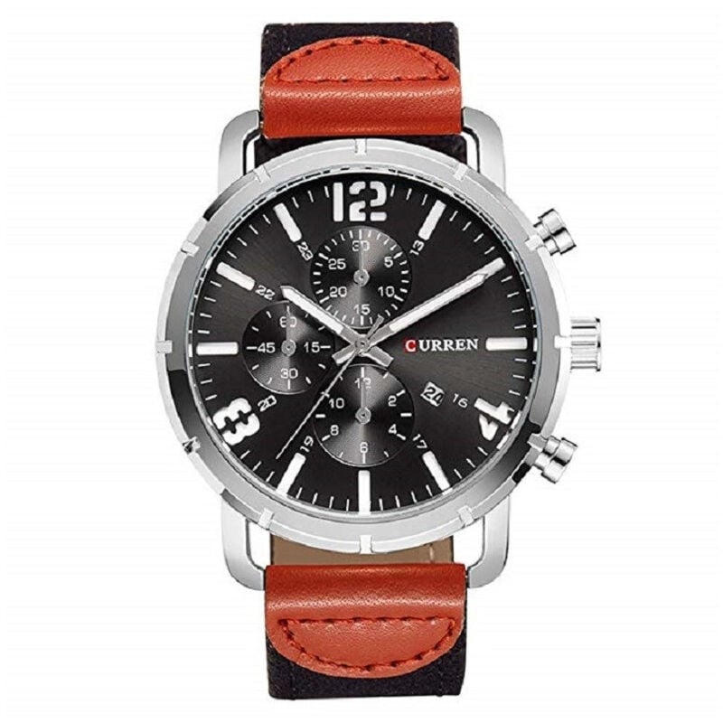 foto del prodotto trade shop traesio orologio di lusso d affari marca curren orologi militare al quarzo 8194 