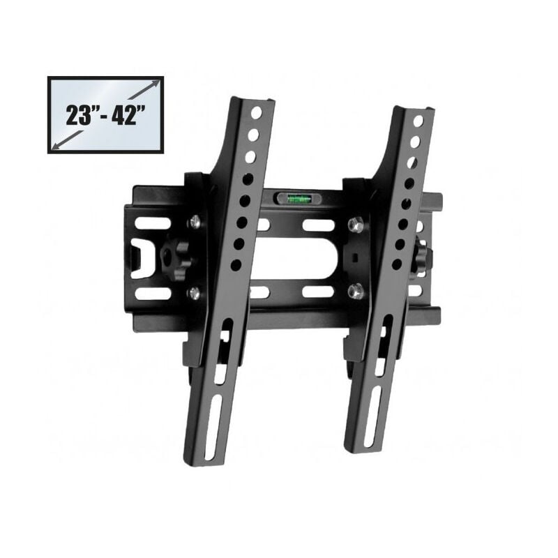 foto del prodotto trade shop traesio outv200t supporto inclinabile da parete per tv led e lcd da 23 a 42 