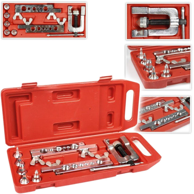 foto del prodotto trade shop traesio pagliettatrice svasatubi svasatrice svasa tubi con 10 accessori in valigetta 