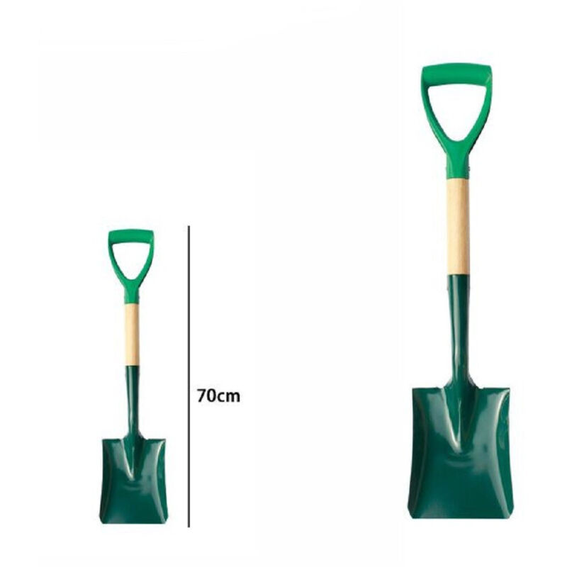 foto del prodotto trade shop traesio pala vanga badile da campeggio giardino giardinaggio legno metallo da 70cm 59700 