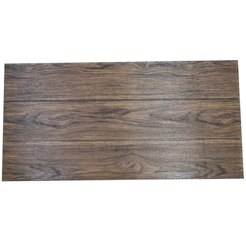 foto del prodotto trade shop traesio pannello 77x70cm effetto legno scuro carta parati pvc parquet 3d adesiva muro 
