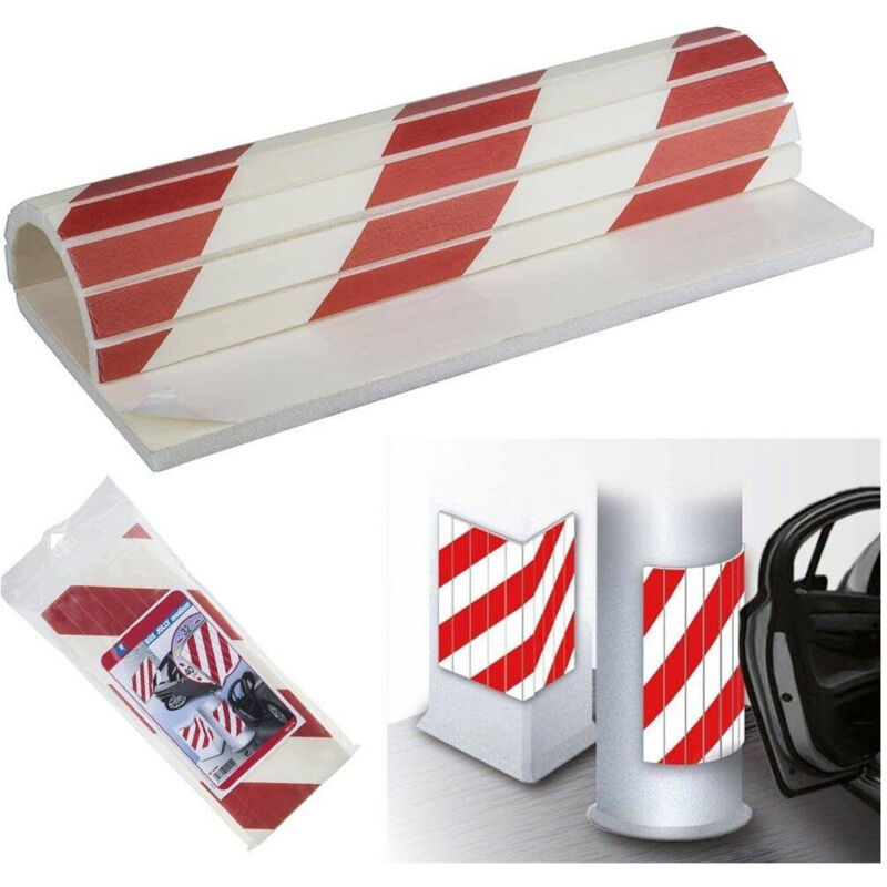 foto del prodotto trade shop traesio pannello adesivi antiurto per garage box modulabile paraurti auto 20 x 30 cm 