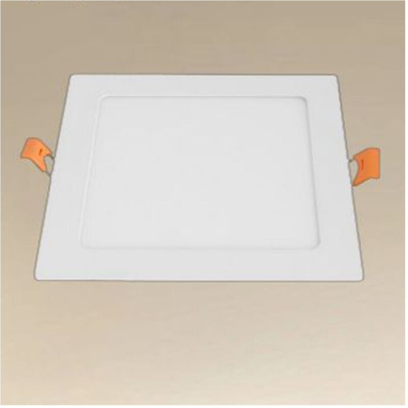 foto del prodotto trade shop traesio pannello led 12watt da incasso quadrato bianco 174mm luce 3000k 6500k ip20 00090 